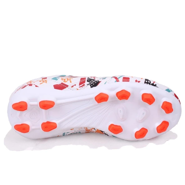 Jump 32202 Beyaz Krampon Çocuk Futbol Ayakkabı - Resim 4