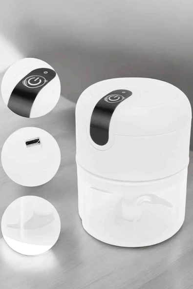 El Rondosu Mini Şarjlı Doğrayıcı Taşınabilir 250 ml - Resim 4