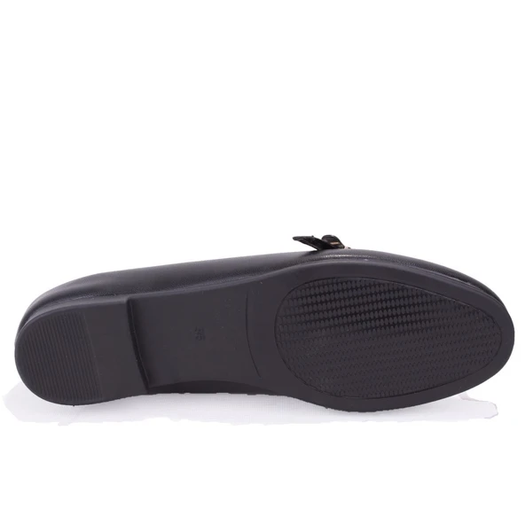 Dagoster DZA07-108526454 Siyah Günlük Babet Kadın Ayakkabı - Resim 4