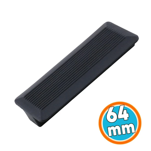 Plastik Kulp 64 mm Mutfak Mobilya Çekmece Mutfak Dolap Dolabı Kulpları Kapak Kulbu 6.4 cm Siyah ürün görseli