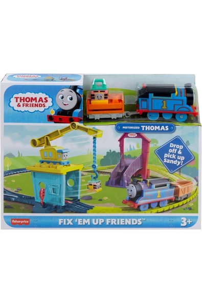 Thomas & Friends Fisher-Price Thomas ve Arkadaşları™ Carly ve Sandy Oyun Seti, motorlu tren HDY58 - 6