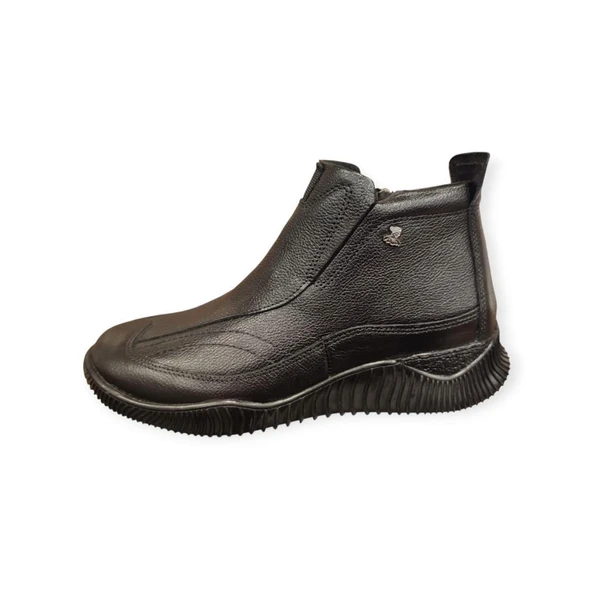 VENÜS 1953874K DÜZ TABAN ORTOPEDİK DERİ GÜNLÜK KADIN BOT - Resim 2