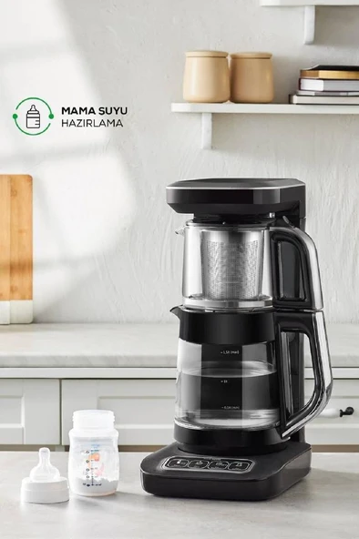 Robotea Pro Connect 4 in 1 Konuşan Cam Çay Makinesi Silver - 3