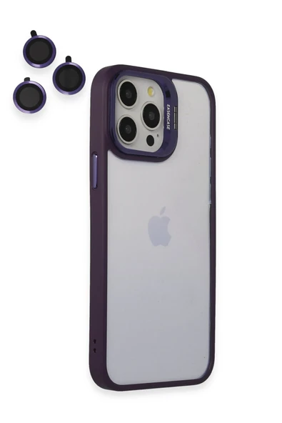 iPhone 14 Pro Kılıf Roblox Lens Standlı Kapak - Mor ürün görseli 1