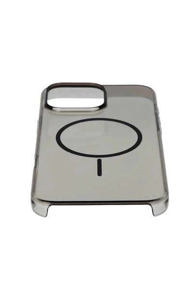 Apple iPhone 16 Pro PC Blank Magsafe Kapak - Siyah - Resim 6