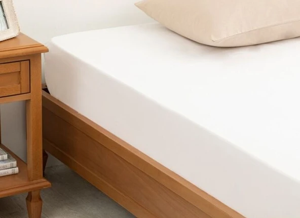 Lumira Tek Kişilik Pamuk Saten Düz Çarşaf | 220x300 cm |  Mix & Match | Otel Serisi - Resim 4