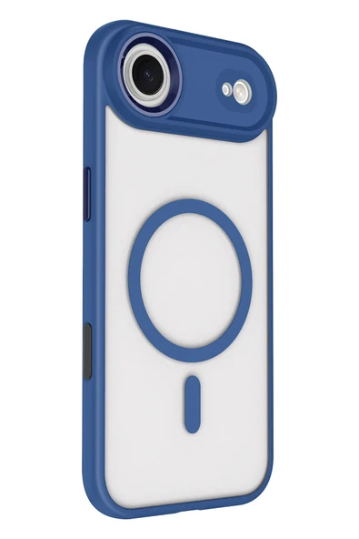 Apple iPhone 17 Air Terea Magsafe Kapak - Lacivert - Resim 7