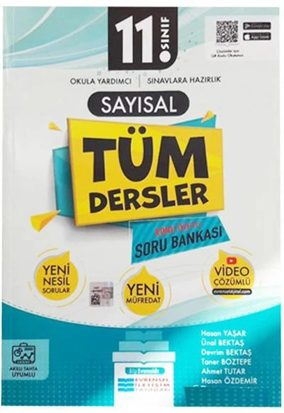 11. Sınıf Tüm Dersler Sayısal Konu Özetli Soru Bankası ürün görseli