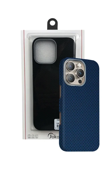 Apple iPhone 16 Pro Max Volt Magsafe Kapak - Mavi - Resim 4