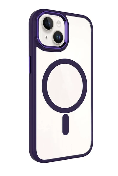 Apple iPhone 14 Terea Magsafe Kapak - Siyah - Resim 3