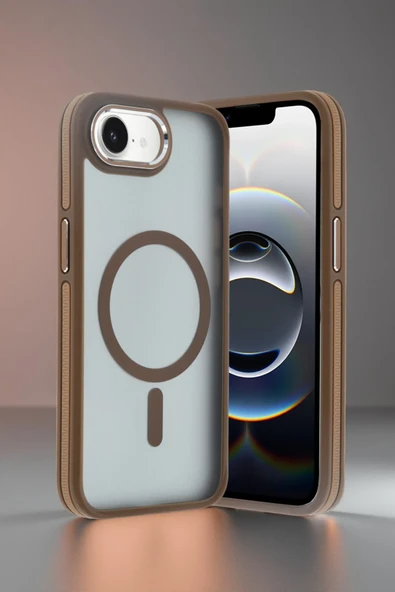 iPhone 16E Winner Magsafe Kapak - Gold - Resim 6