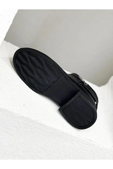 VENÜS 2551022K KISA TOPUK DERİ HAFİF KADIN BOT - Resim 9