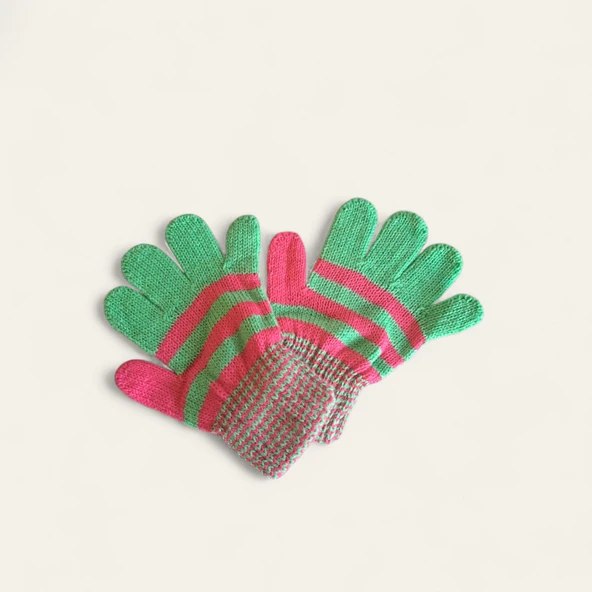 Çocuk Eldiveni Yeşil Bebe Eldiven 1-4 Yaş ürün görseli