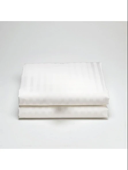 Çift Kişilik Çizgili Pamuk Saten Nevresim | 220x230 | King Size | Mix & Match | Otel Serisi - Resim 5