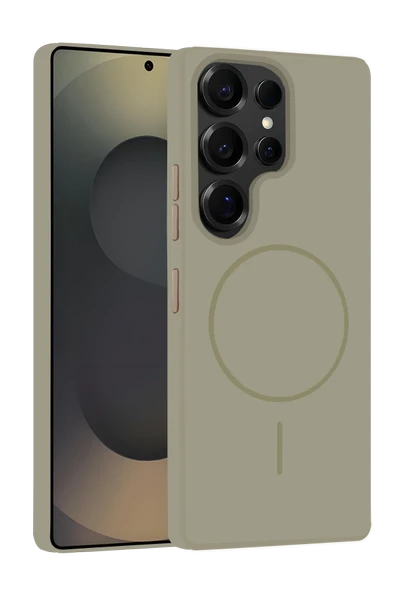 Samsung Galaxy S25 Ultra Kılıf Jully Magsafe Kapak - Çöl Titanyum ürün görseli 1