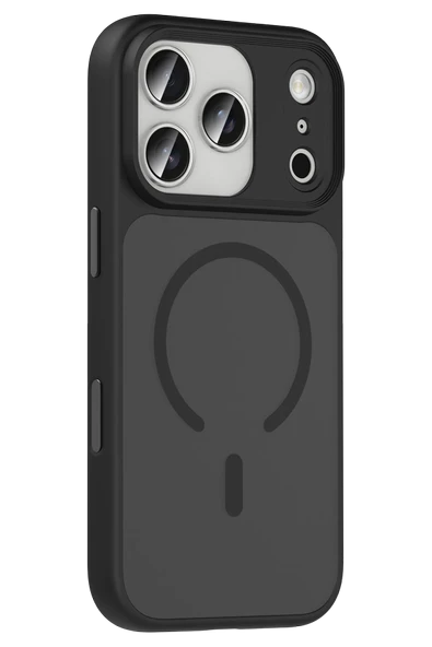 Apple iPhone 17 Pro Max Megane Magsafe Kapak - Siyah - Resim 7