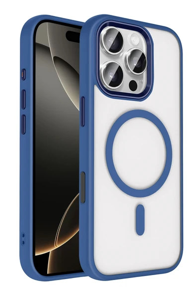Apple iPhone 16 Pro Max Terea Magsafe Kapak - Lacivert ürün görseli 1