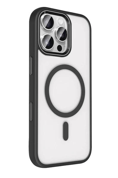 Apple iPhone 16 Pro Max Terea Magsafe Kapak - Siyah - Resim 3