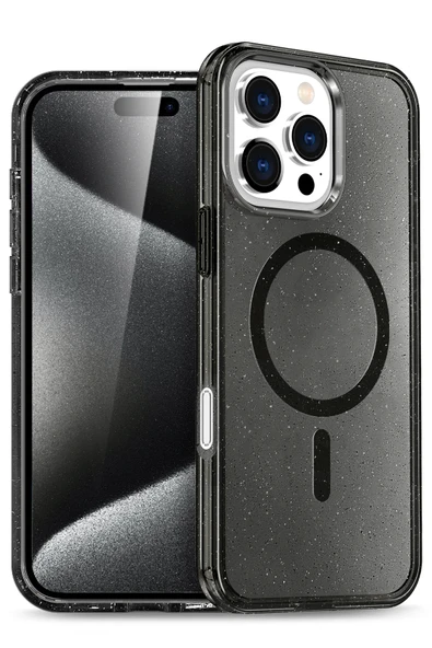 Apple iPhone 16 Pro Max Star Magsafe Kapak - Siyah ürün görseli 1