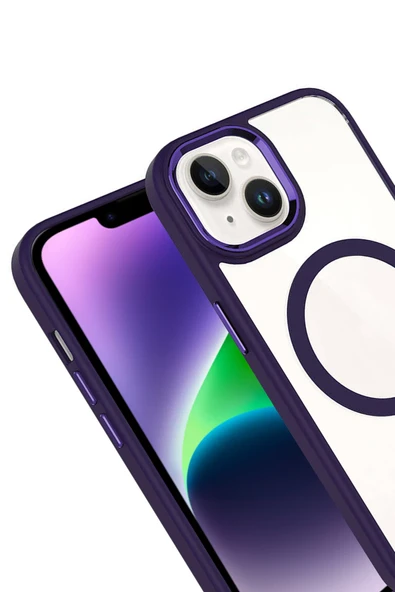 Apple iPhone 14 Terea Magsafe Kapak - Siyah - Resim 2