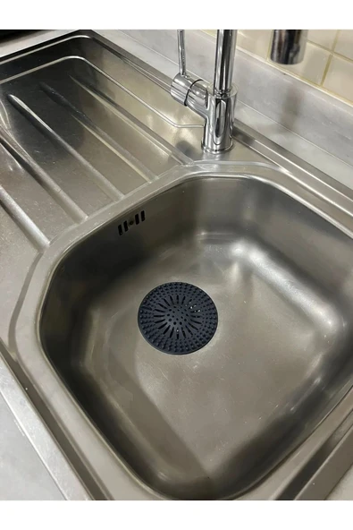 Yuvarlak  Süzgeçli Silikon Mutfak  Lavabo Ve Küvet Süzgeci Gider Süzgeci - Resim 4