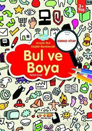 Bul ve Boya - Kırmızı Kitap ürün görseli