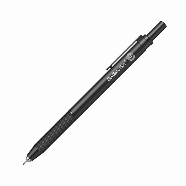 Scrikss Office Twist 0.7 mm Turuncu Renk Mekanik Uçlu Versatil Kalem Şeffaf Kutu - Resim 10