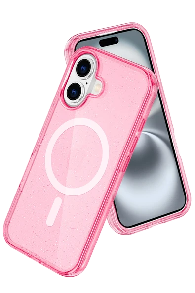 Apple iPhone 16 Star Magsafe Kapak - Pembe ürün görseli 1