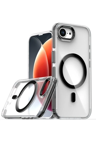 iPhone 16E Bella Magsafe Kapak - Siyah ürün görseli 1