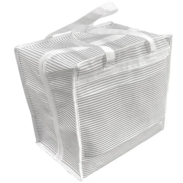 Ayakkabı SAKLAMA ve TAŞIMA Çantası (Çizgili Model) Shoe Tote - Resim 4