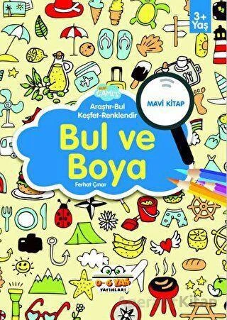 Bul ve Boya - Mavi Kitap ürün görseli