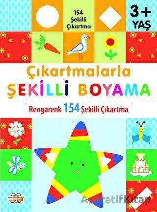 Çıkartmalarla Şekilli Boyama 3 Yaş Üstü ürün görseli