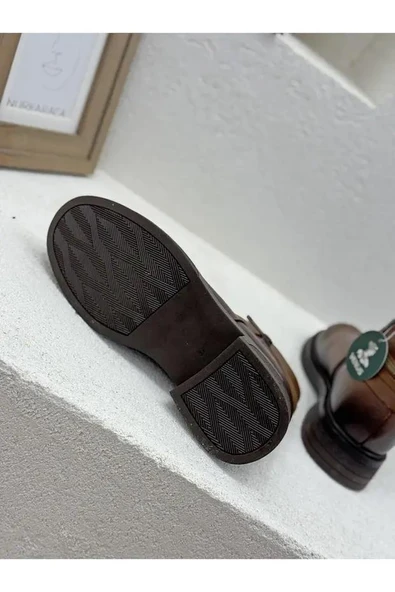 VENÜS 2551022K KISA TOPUK DERİ HAFİF KADIN BOT - Resim 8