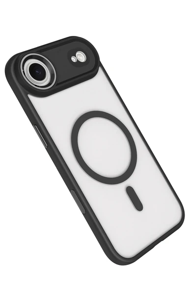 Apple iPhone 17 Air Terea Magsafe Kapak - Siyah - Resim 8