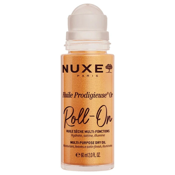 Nuxe Huile Prodigieuse OR Roll-on Çok Amaçlı Simli Kuru Yağ 60 ml - Resim 3