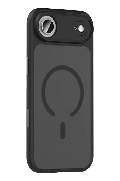 Apple iPhone 17 Air Megane Magsafe Kapak - Siyah - Resim 7