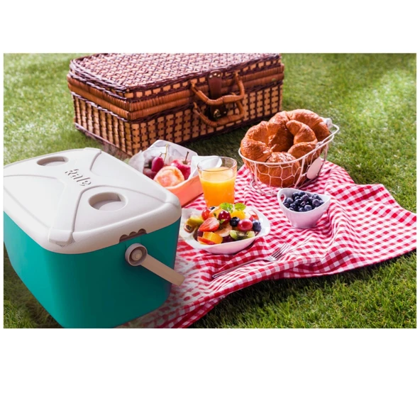 Buzluk Termos  Set-30 Lt Buzzy Buzluk Termos (1178 Cooler Box)+ +6.5 Lt Erciyes Piknik Termos (1403 Cooler Jug) - Resim 6