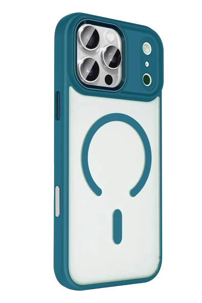 Apple iPhone 17 Pro Max Terea Magsafe Kapak - Açık Mavi - Resim 7