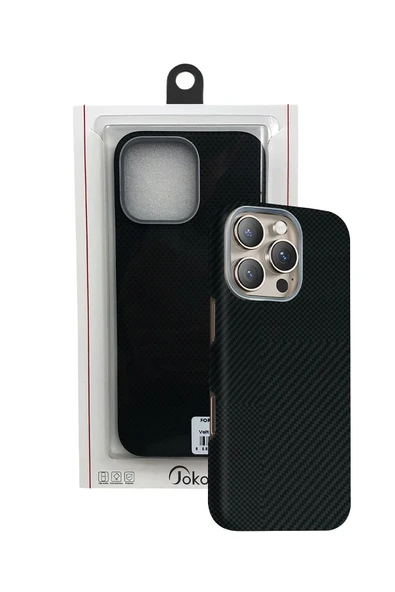 Apple iPhone 16 Pro Max Volt Magsafe Kapak - Siyah - Resim 8