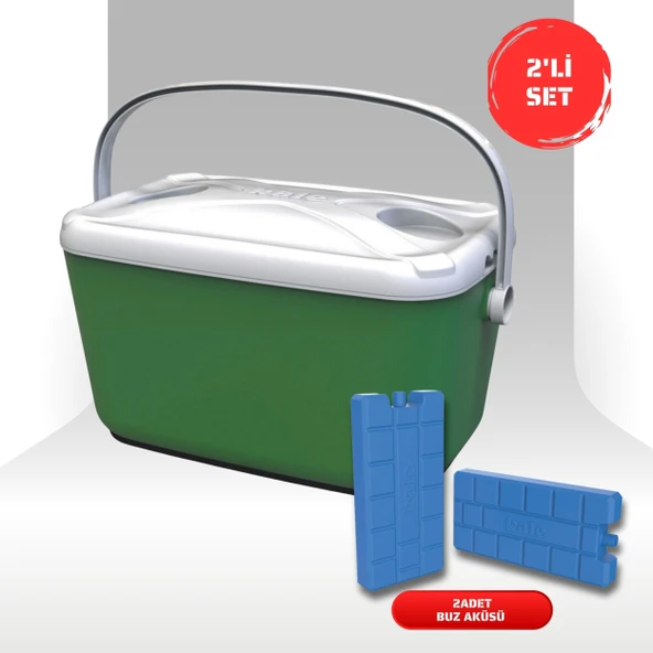 Buzluk Termos  Set-30 Lt Buzzy Buzluk Termos (1178 Cooler Box)+ 2 Adet K-250 Buz Aküsü ürün görseli