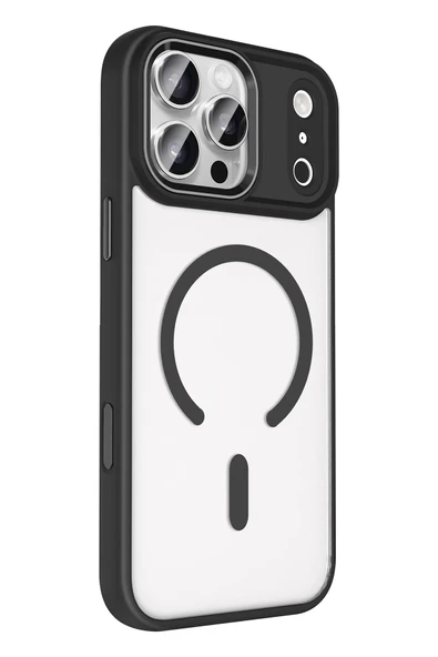 Apple iPhone 17 Pro Max Terea Magsafe Kapak - Siyah - Resim 7