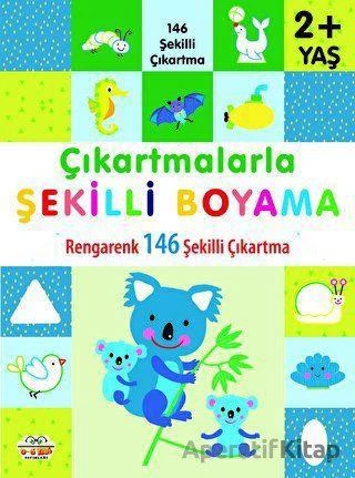 Çıkartmalarla Şekilli Boyama 2 Yaş Üstü ürün görseli