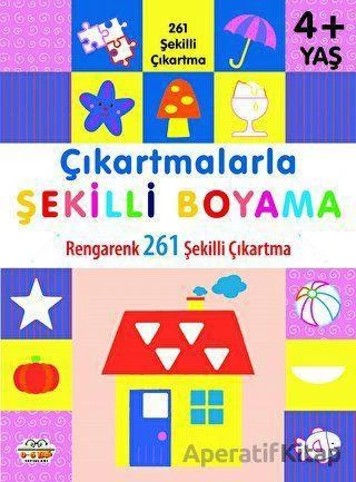 Çıkartmalarla Şekilli Boyama 4 Yaş Üstü ürün görseli