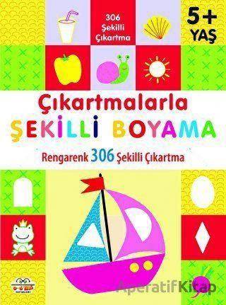 Çıkartmalarla Şekilli Boyama 5 Yaş Üstü ürün görseli