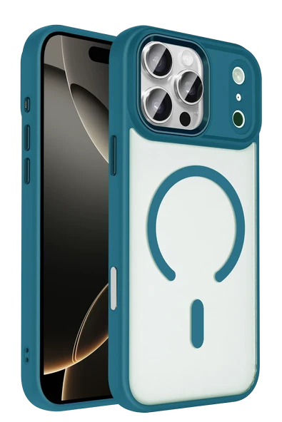 Apple iPhone 17 Pro Max Terea Magsafe Kapak - Açık Mavi - Resim 5