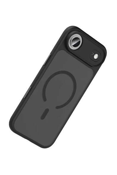 Apple iPhone 17 Air Megane Magsafe Kapak - Siyah - Resim 8