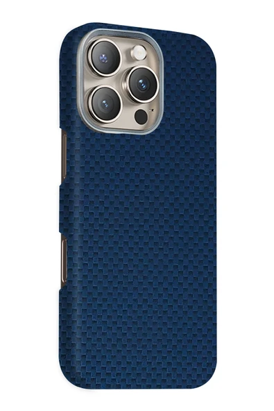 Apple iPhone 16 Pro Max Volt Magsafe Kapak - Mavi - Resim 5