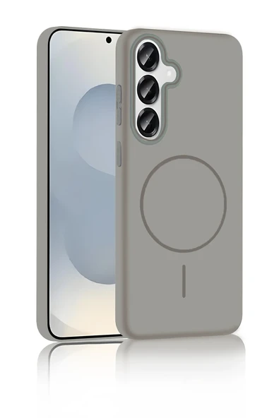 Samsung Galaxy S23 FE Broş Magsafe Kapak - Pembe - Resim 6