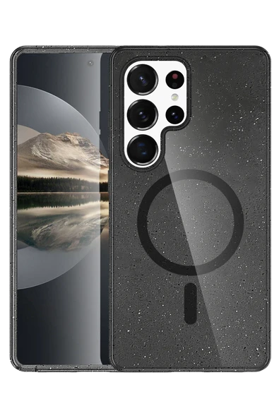 Samsung Galaxy S25 Ultra Star Magsafe Kapak - Siyah - Resim 5