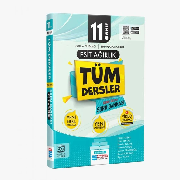 11. Sınıf Tüm Dersler Eşit Ağırlık Konu Özetli Soru Bankası ürün görseli